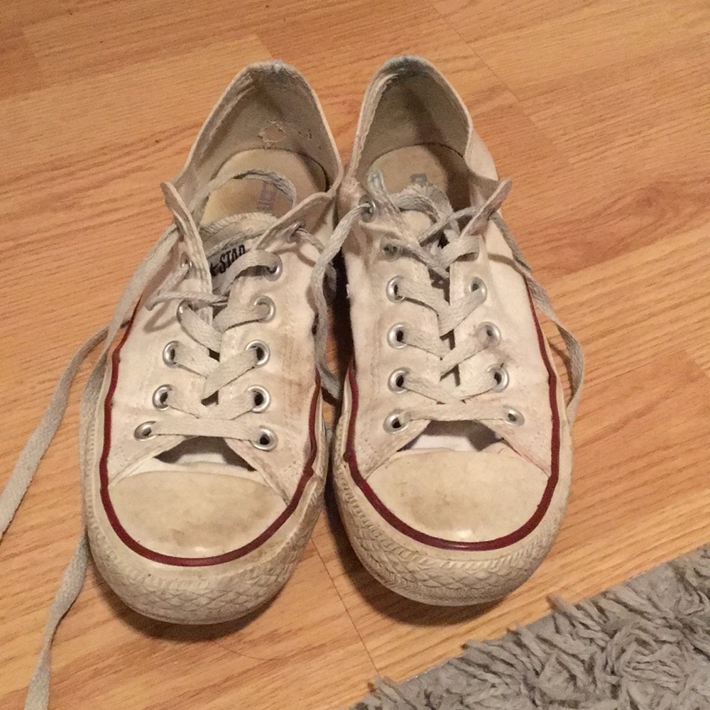 Women’s white converse